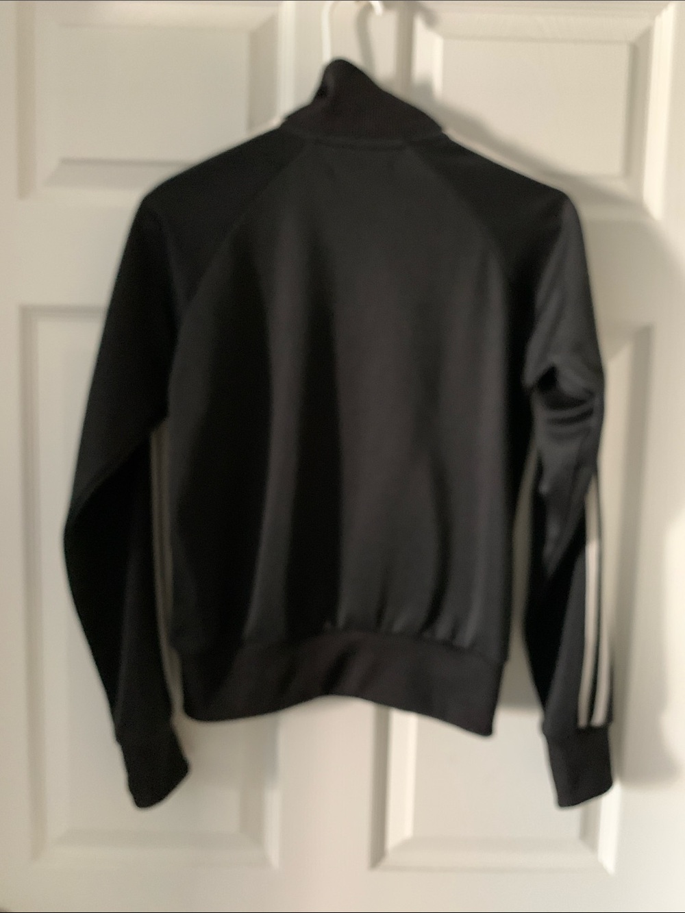 Black Fred Perry Track Jacket Size 6 Woman’s - Picture 3 of 3